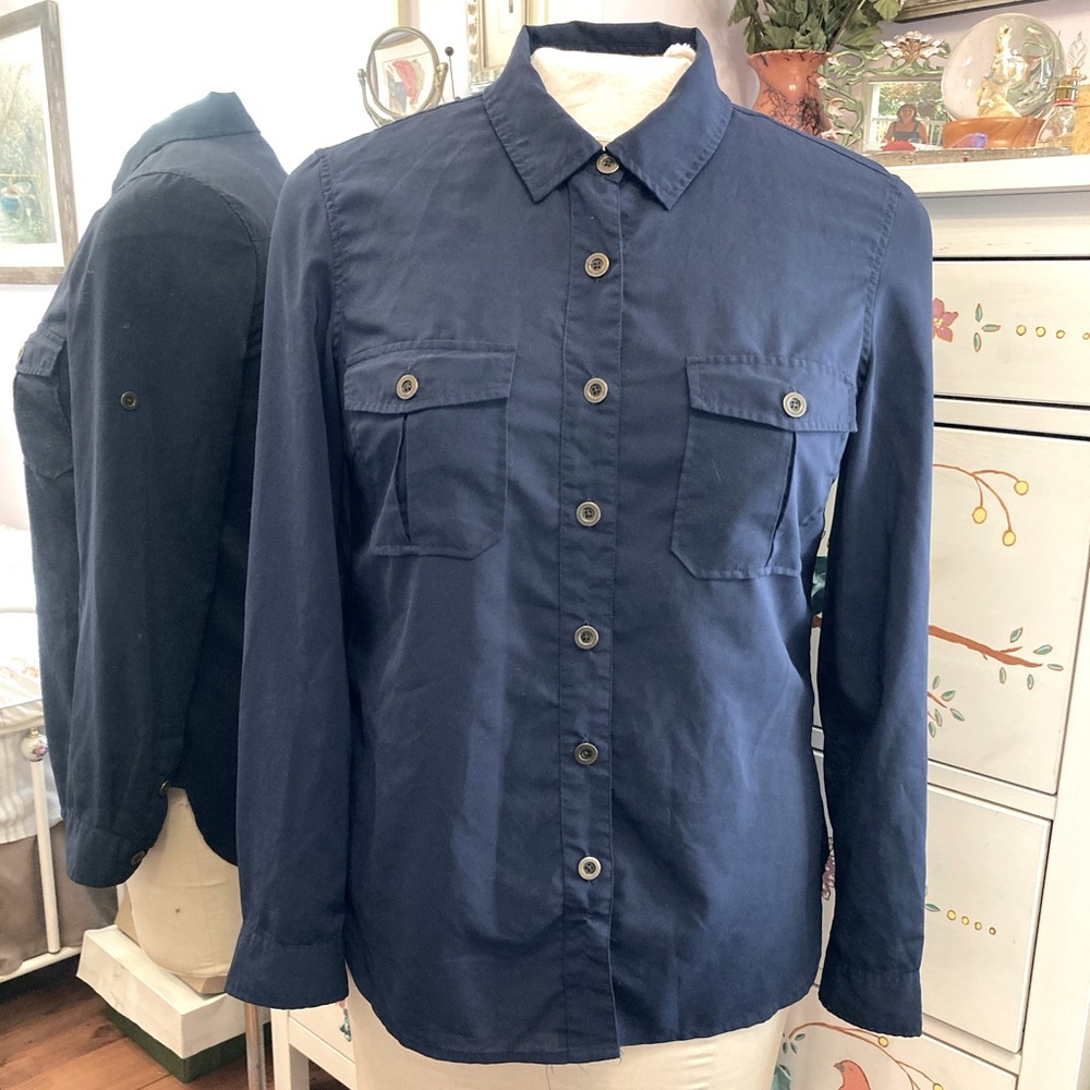 Navy blue Brooklyn Industries buttondown shirt